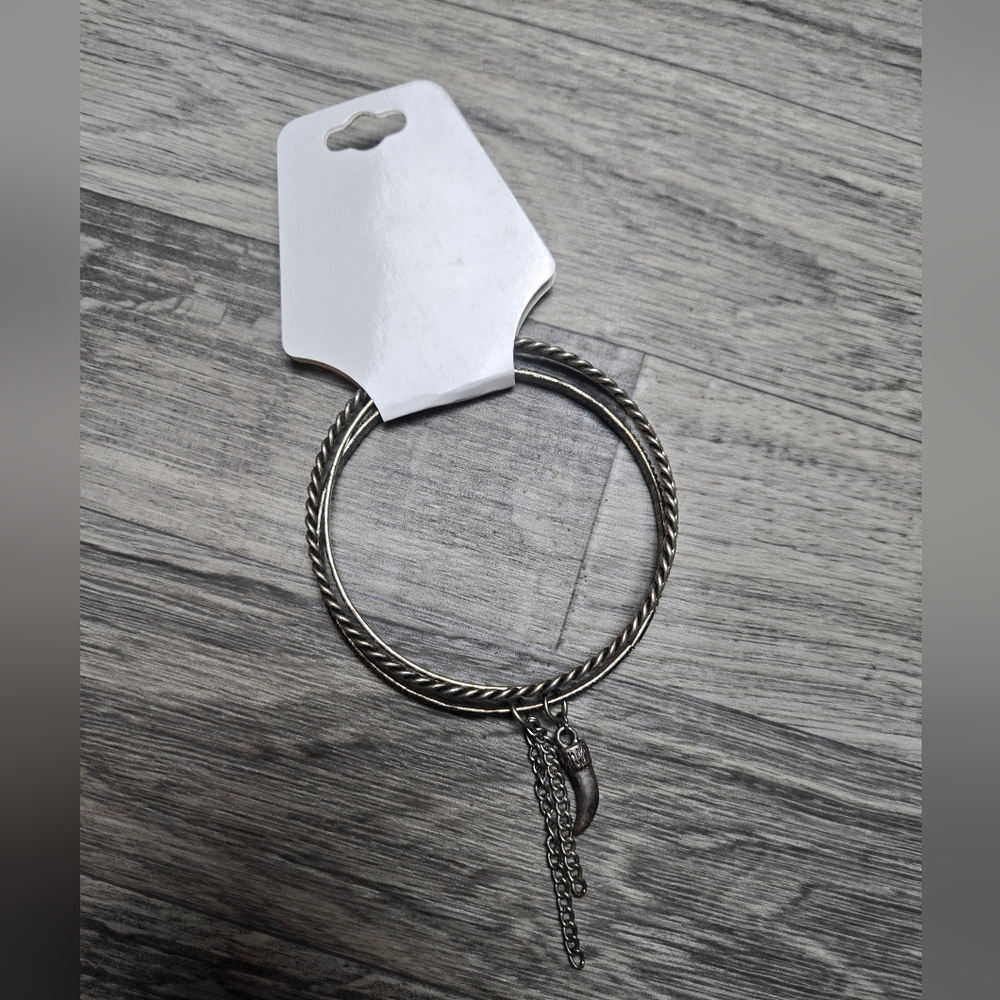 NWT Boho Steel Bangle Bracelet